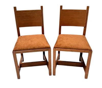 Two Art Deco Modernist Side Chairs by Hendrik Wouda for Pander, 1924